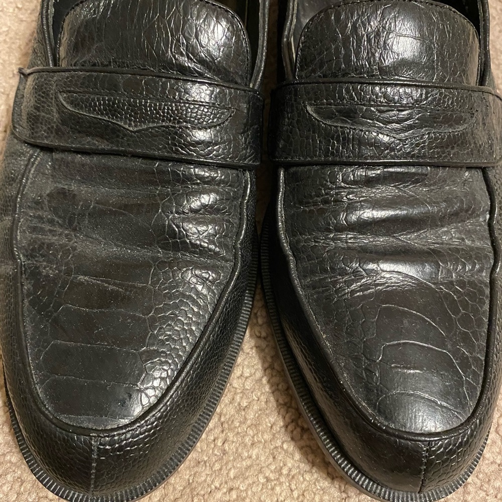 Made in Italy black exotic excellent condition